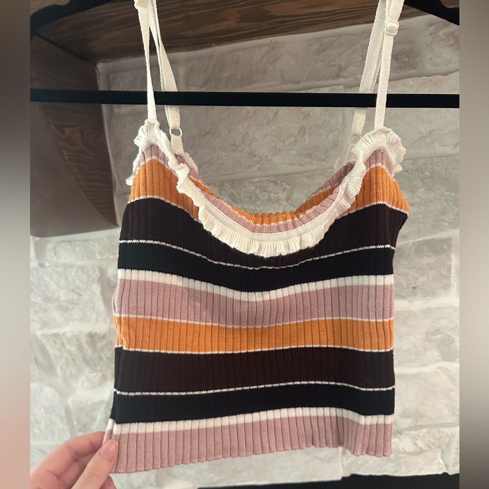 crop tank top🧡🩷